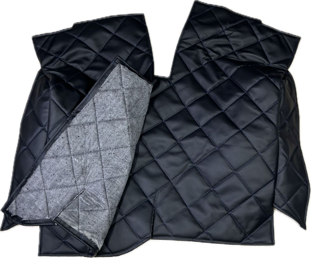 Коврики (утеплитель) под сиденья УАЗ 452 Буханка (синяя нить ромб)