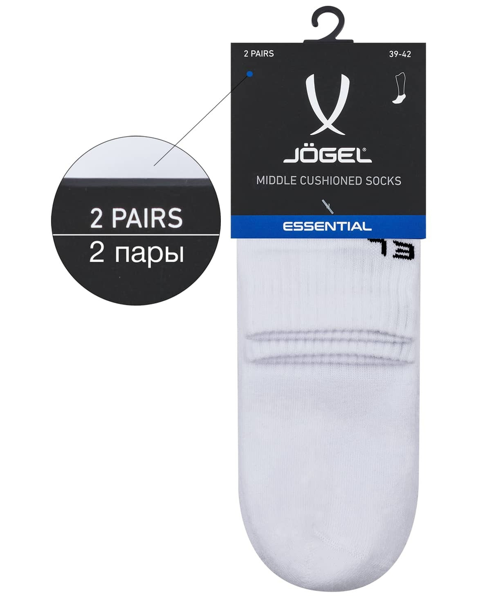 Носки средние ESSENTIAL Mid Cushioned Socks, белый