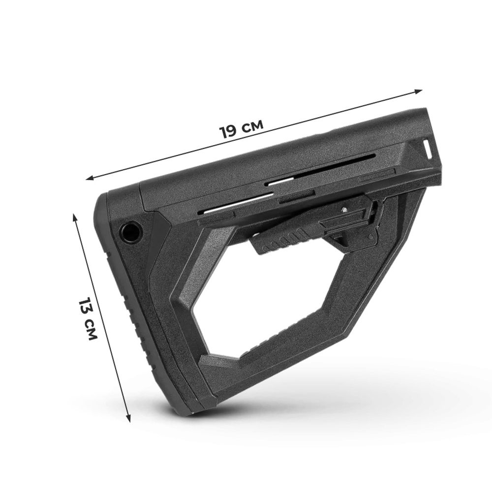 Приклад телескопический Сириус , под трубы Mill-spec и Com-spec, антилюфт, К.Арма/ K.Arma