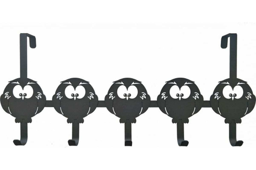 ВЕШАЛКА НАДВЕРНАЯ СОВЫ 5 КРЮЧКА ВНД35