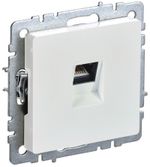 BRITE Розетка компьютерная RJ45 кат.5E РК10-БрЖ жемчуг IEK