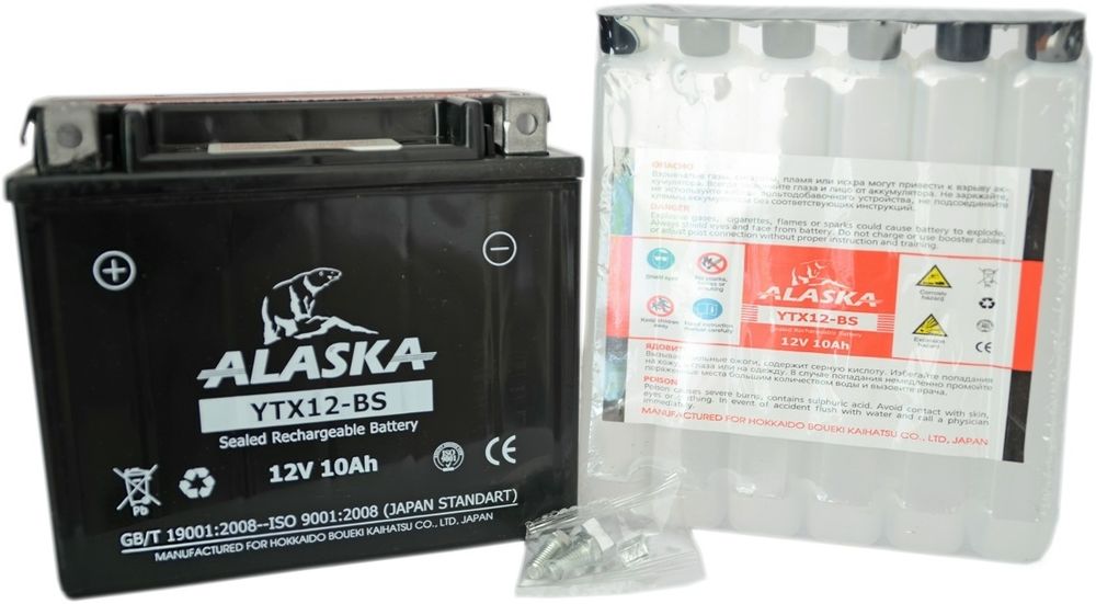 ALASKA YTX12-BS аккумулятор