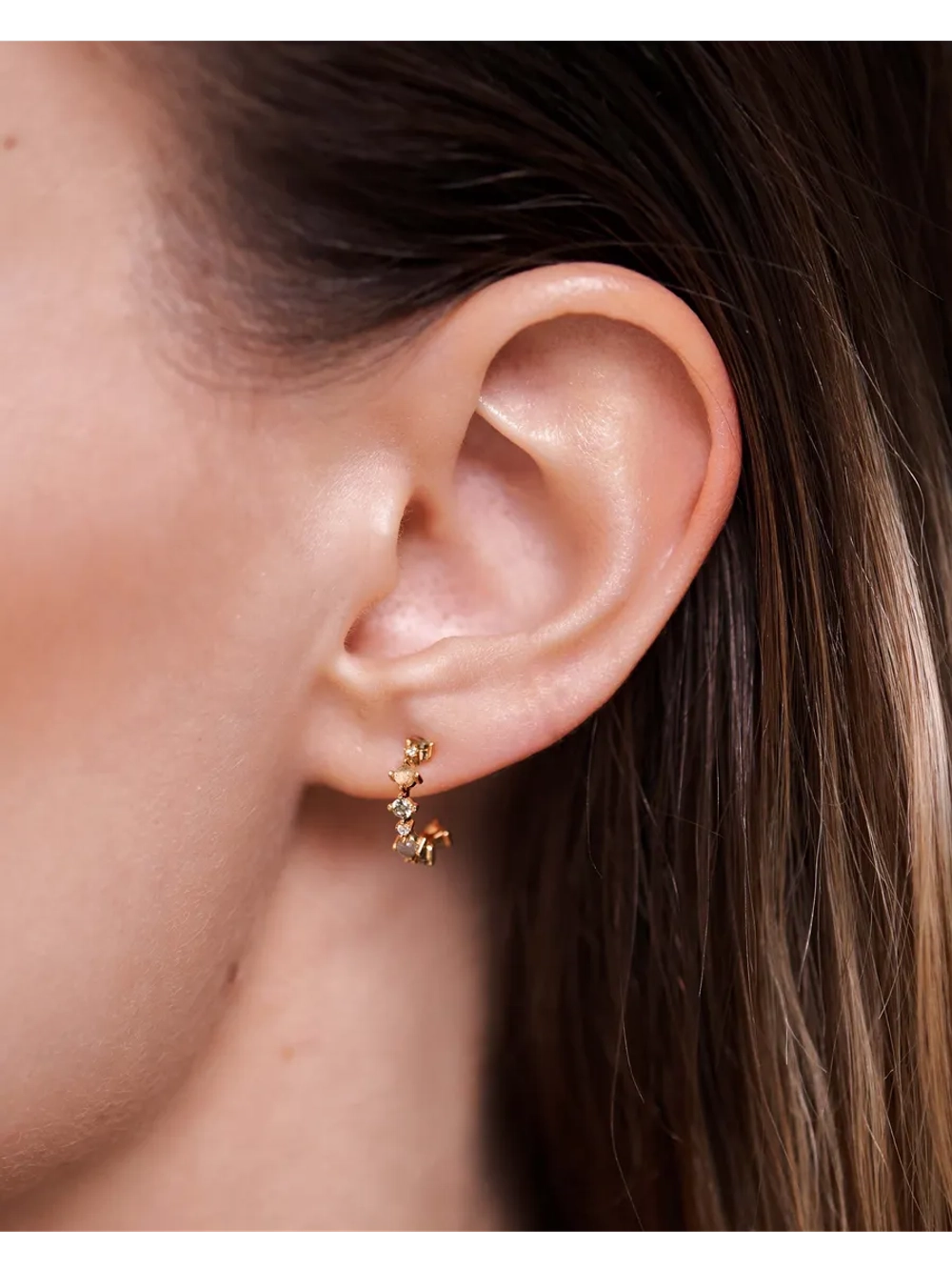 Серьги Glory серебро 925 пробы покрытое золотом