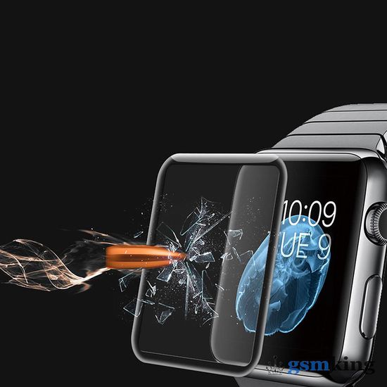 Baseus 0.3mm Full-screen Curved Tempered Film 40mm for AP Watch 4 Black SGAPWA4-A01