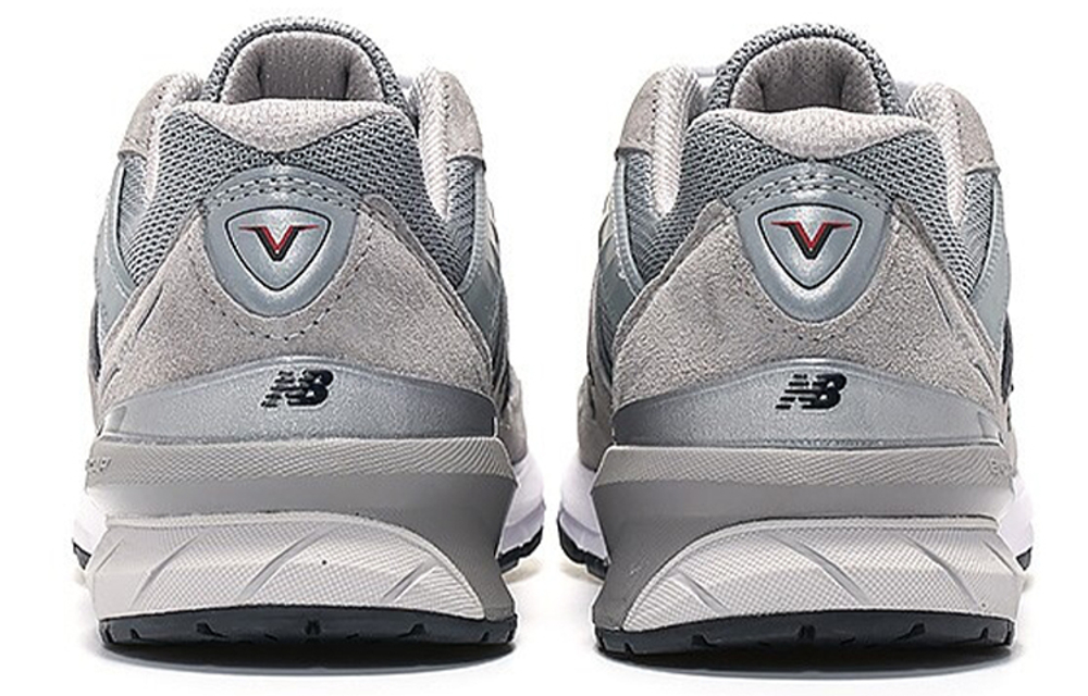 New Balance NB 990 V5 Vintage Leather Low top Running Shoes Women"s Gray D Width