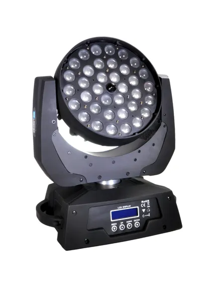 Dialighting IW36-15 Zoom вращающаяся голова Wash, 540Вт