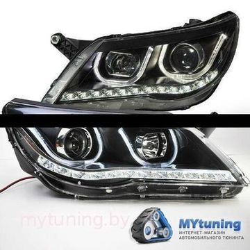 Передние фары VW Tiguan U style TLZ