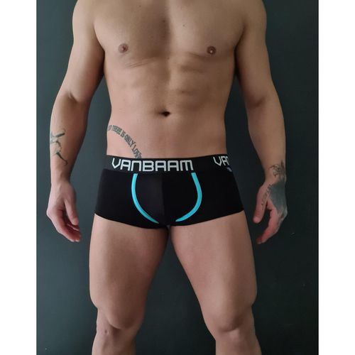 Мужские трусы хипсы черные Van Baam