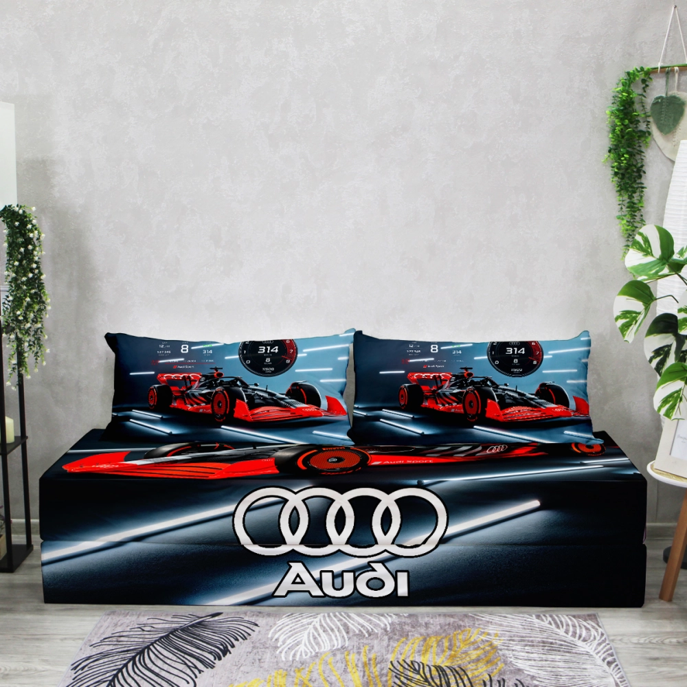 Бескаркасный диван кровать раскладной "Audi F1"