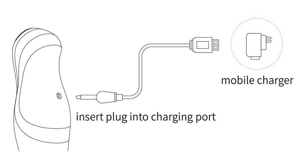 Premium пульсатор ZALO KING, фиолетовый