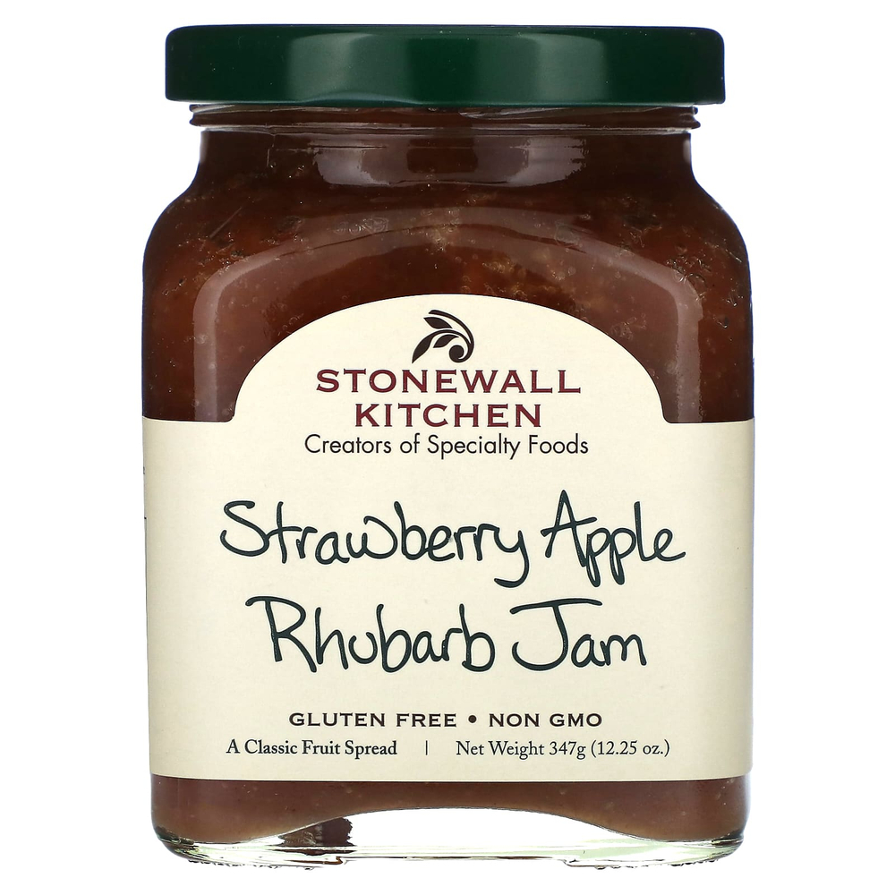Stonewall Kitchen, джем из клубники, яблока и ревеня, 347 г (12,25 унции)