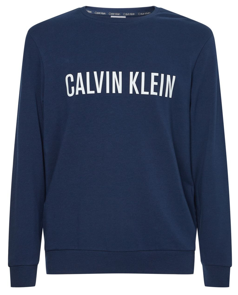 Куртка теннисная Calvin Klein L/S Sweatshirt - blue shadow w/white