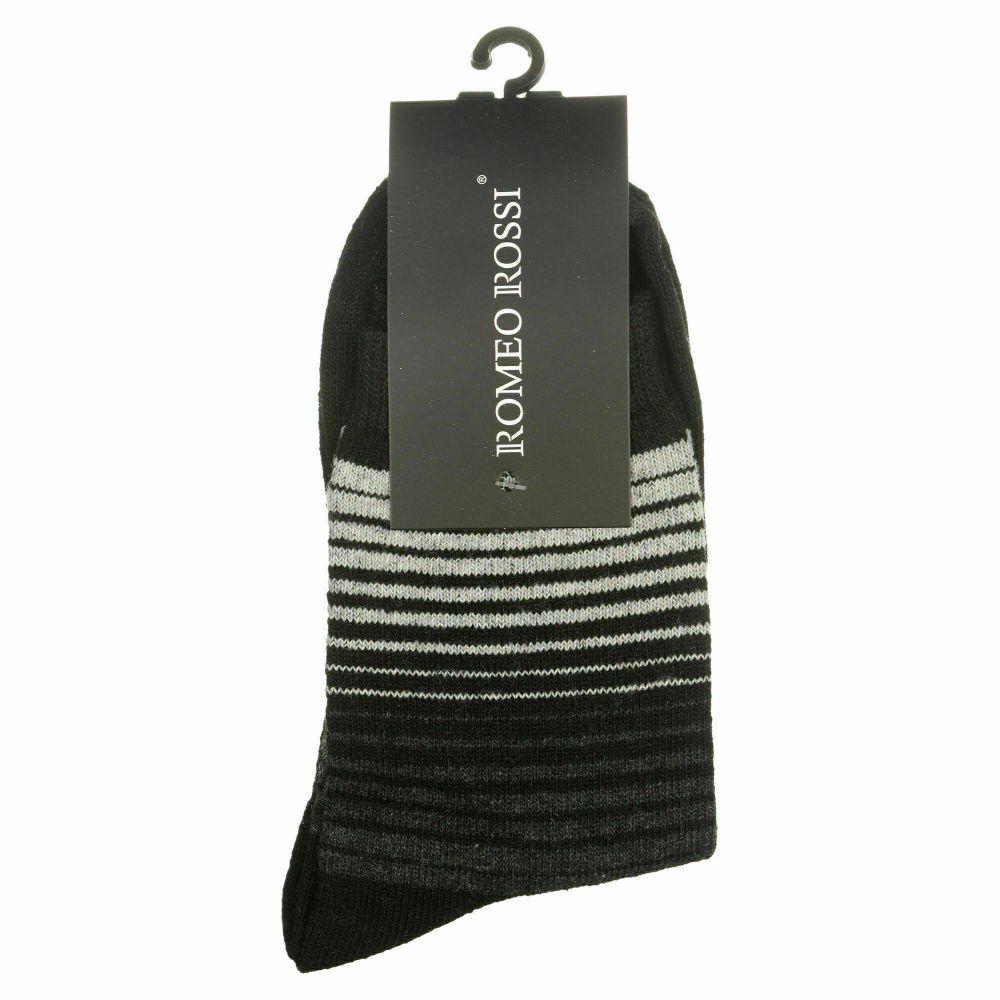 Мужские носки черные ROMEO ROSSI с шерстью 8042-2