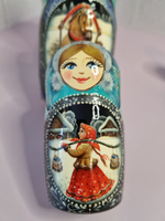 Матрешка 18см "Русские мотивы" 5 мест