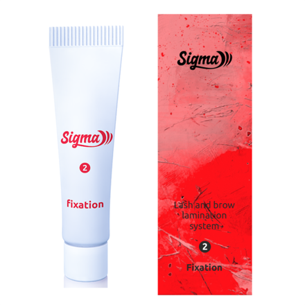 Sigma, Состав 2 Sigma Fixation для ламинирования ресниц, 5 мл.