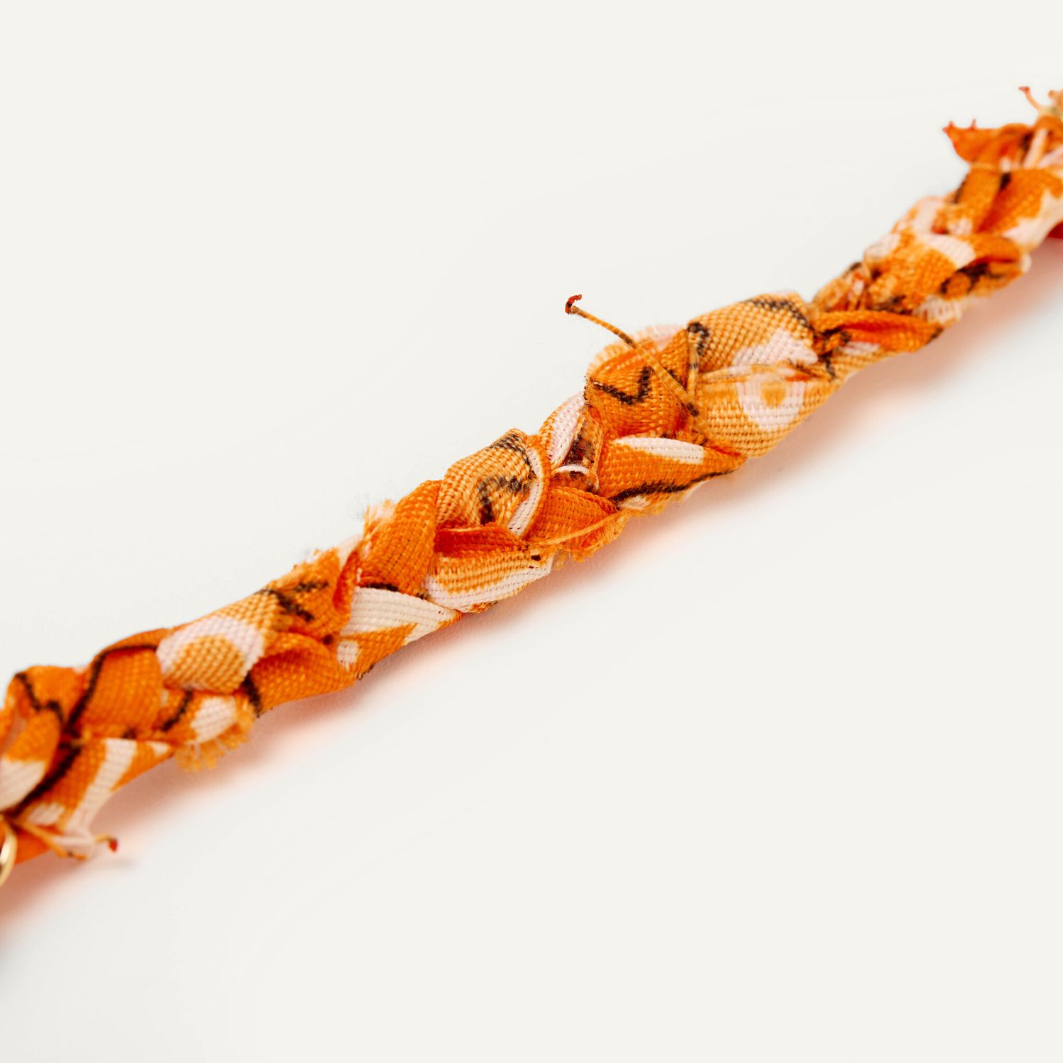 Колье Braded Bandana Necklace - Orange