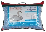 Подушка "Лебяжий пух" тик 38*58 (300г)на молнии леб.пух,сумка(Н)