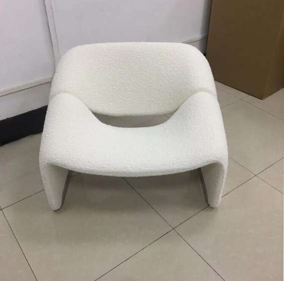 Кресло Groovy Chair, белое букле