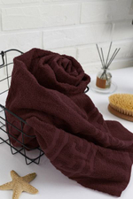 Полотенце махровое, г/к, 100х150, арт. 100-150 BS, 400 гр/м2, цвет: 915-горький шоколад,