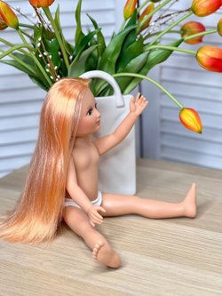 Кукла Nines виниловая 34см Leslie без одежды (1440W5)