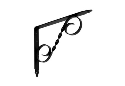 Кронштейн фигурный мод.4 250х200 черный (Т-Д)