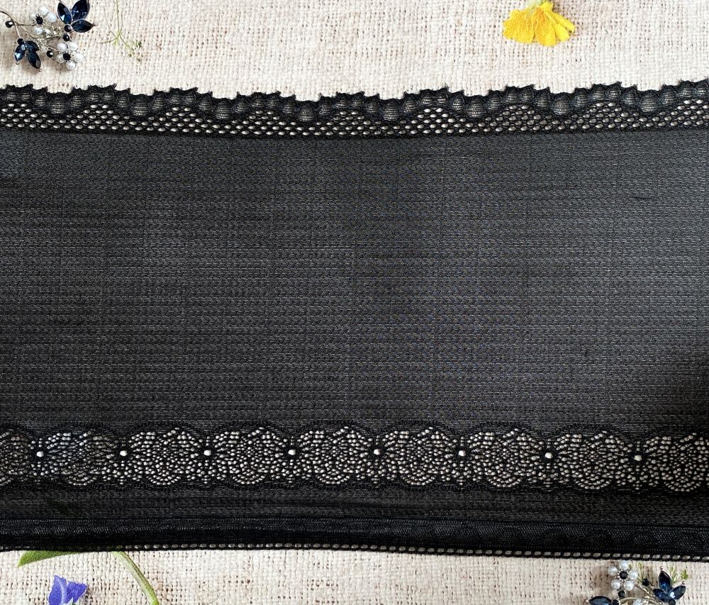Кружево стрейч, ш. 19,5 см.