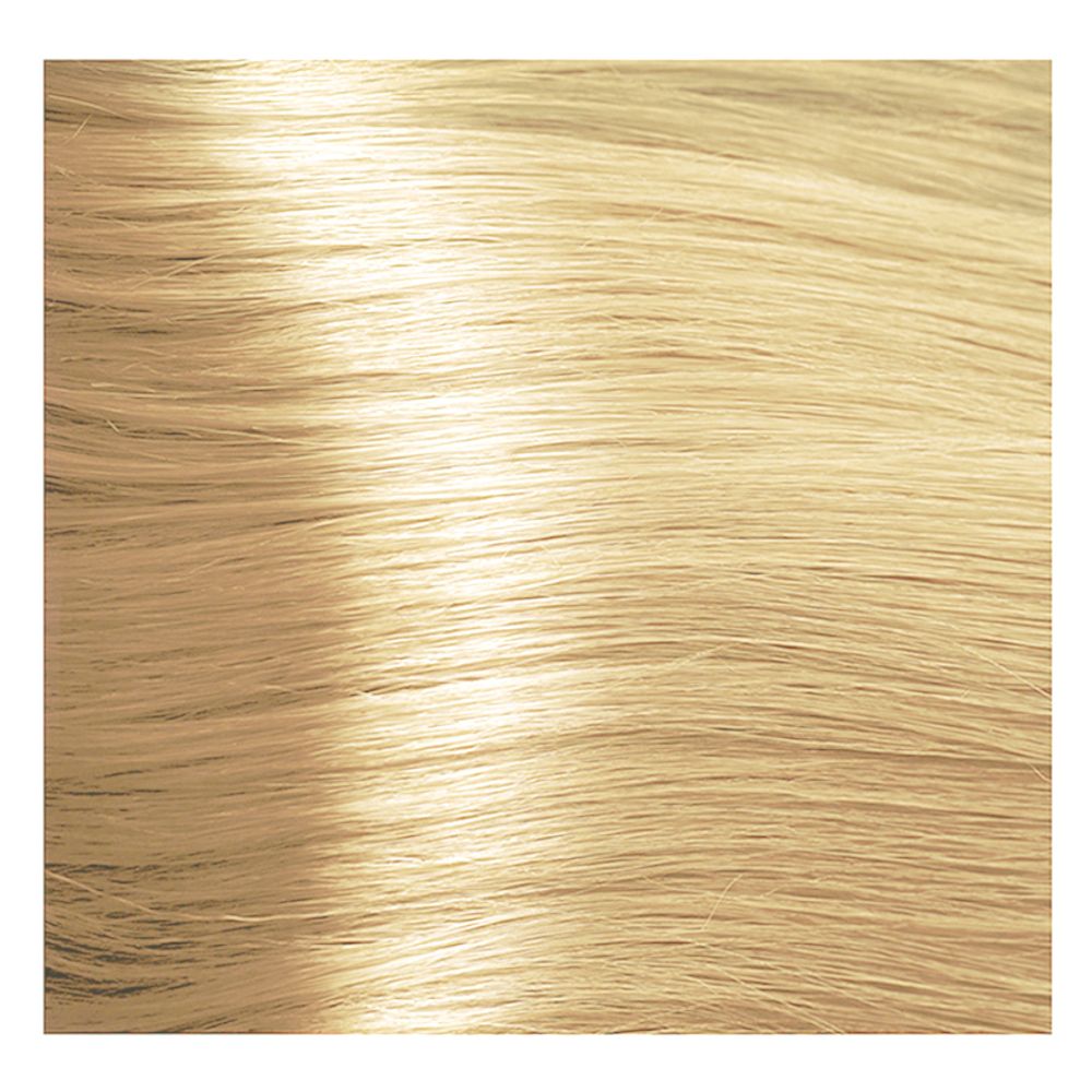 Крем краска для волос с гиалуроновой кислотой Kapous, 100 мл - HY 913  Осветляющий бежевый