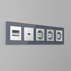 Рамка на 2 поста Werkel Favorit (серый) W0021115