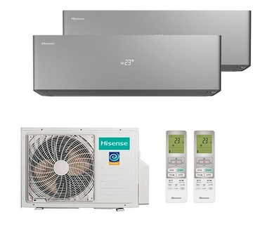 Мульти-сплит система Hisense на 2 комнаты (20+20)VISION PRO 2.0 CARBON