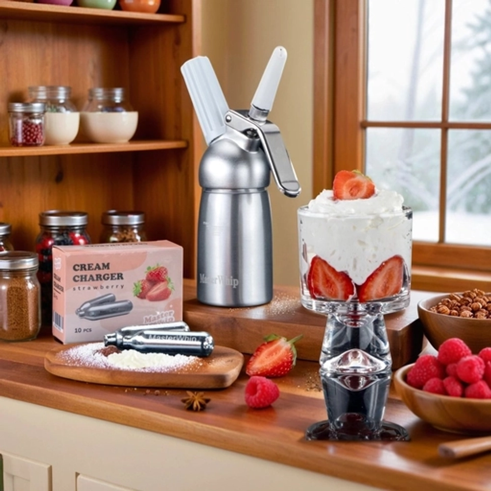 Сифон (кремер) для сливок MasterWhip 0,125 л.