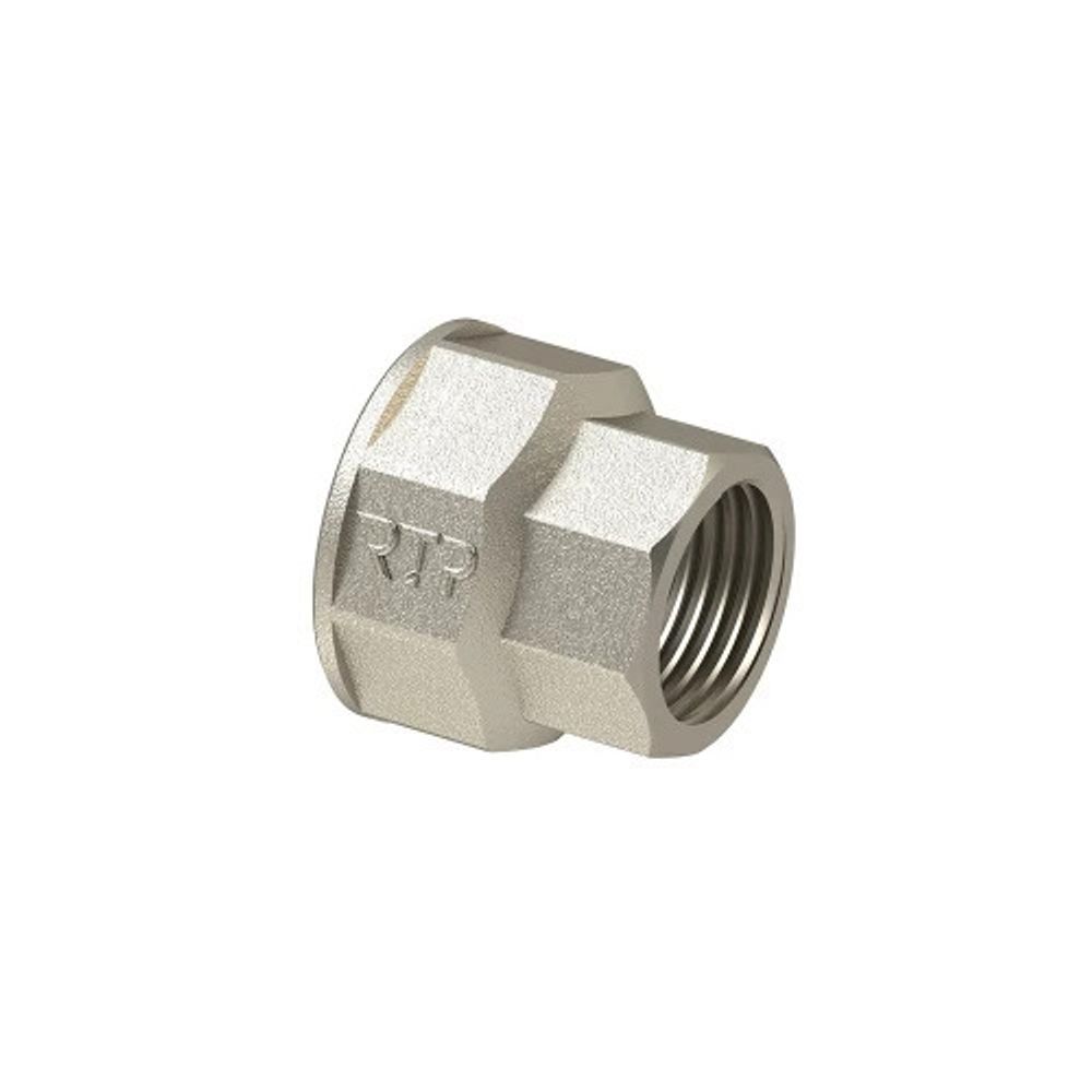 Муфта переходная латунная 1/2"х3/8", RTP (25170)