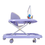 Ходунки "BUGGY C", 6 силиконовых колес, муз. (Alis) (фиолетовый)