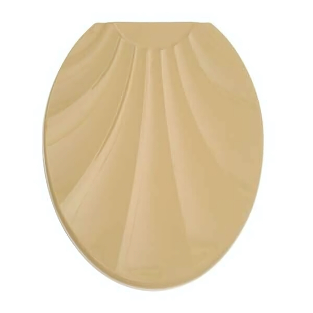 Крышка унитаза "РАКУШКА", бежевый, РП-812