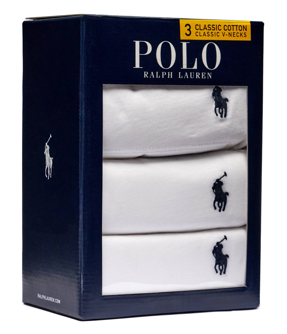 Футболка 3шт. POLO RALPH LAUREN - белый(714936903)