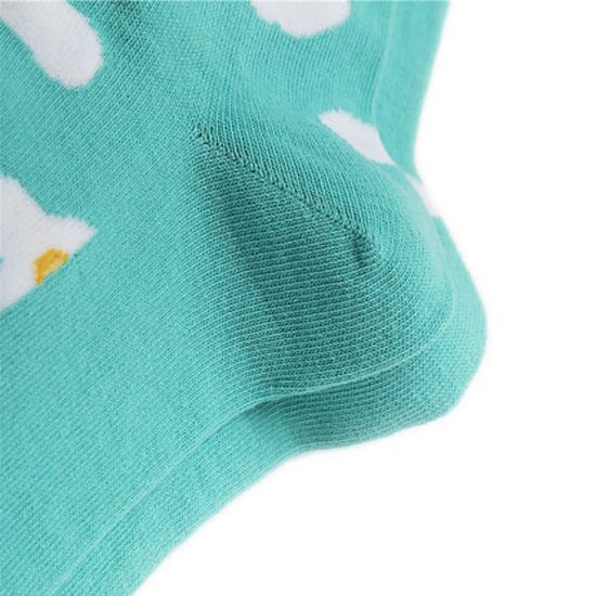 Носки "Яичница как облака", р-р 38-44 (бирюзовый)