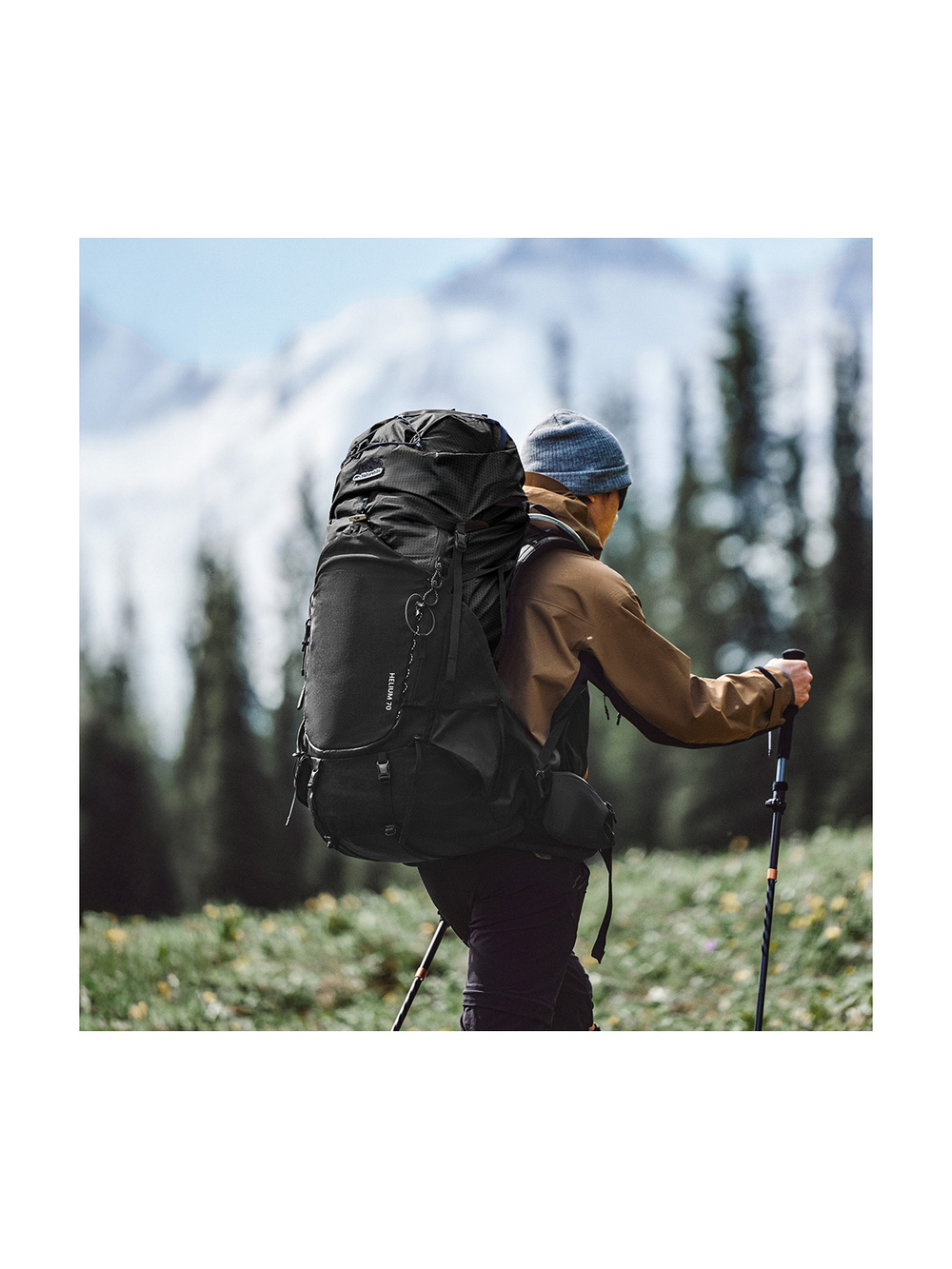 Рюкзак Naturehike CNK2450XB014 Helium 70 л черный L,6975641883883