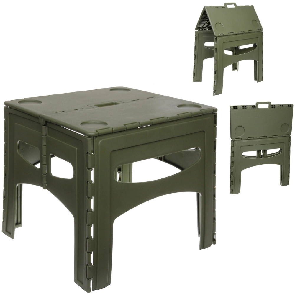 Стол кемпинговый складной PL-T404Q, 47*45*43 см, до 100 кг, зеленый