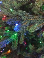 Елка с гирляндой 2в1 «Венецианская» (Литая+пвх) 240 см / 2,4 м