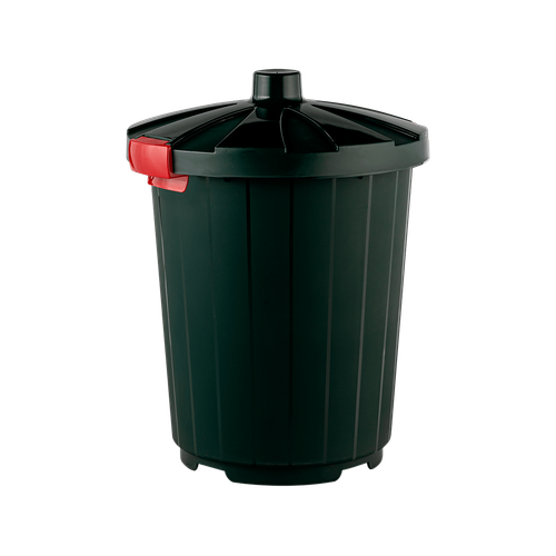 Бак круглый с крышкой 105л. (темно-зеленый) арт.3733-МТ008