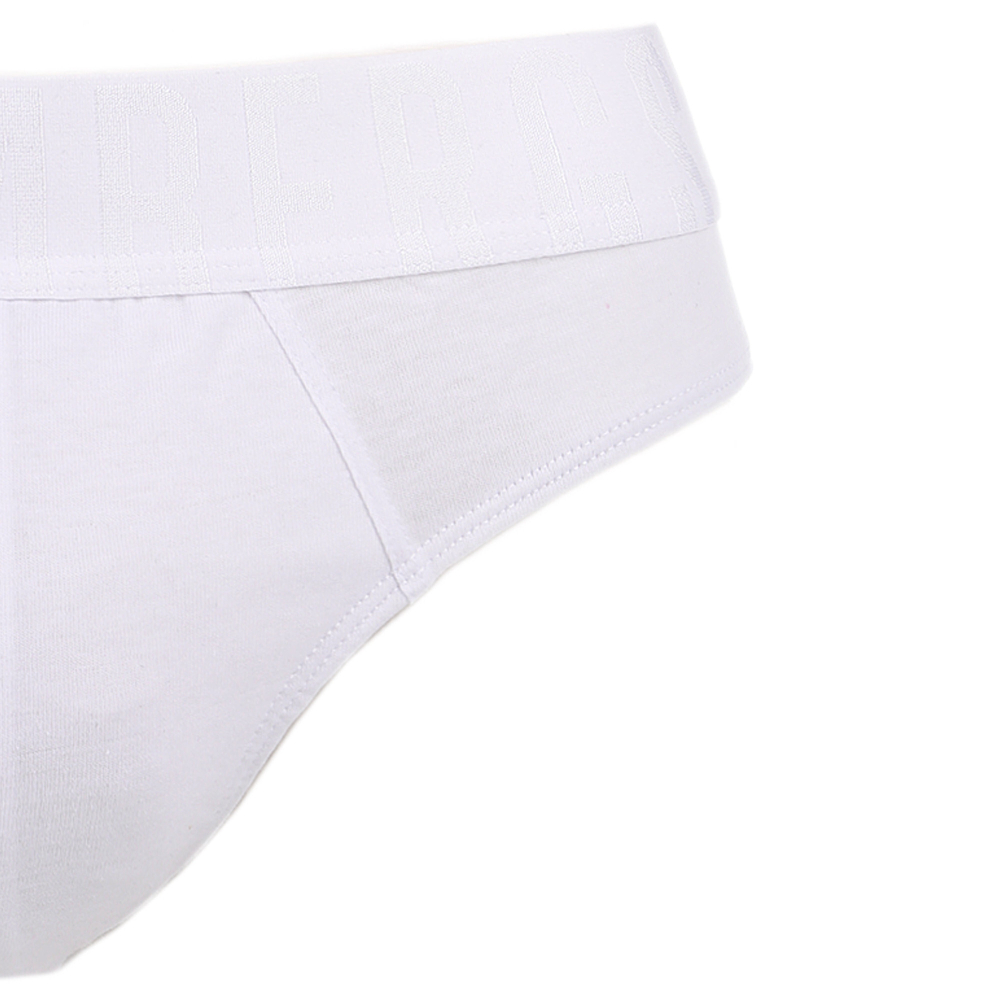 Мужские трусы брифы (белый) набор 3 в 1 Bikkembergs BKK1USP14TR