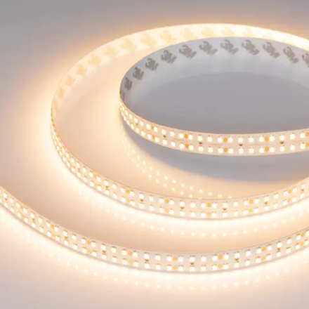 Светодиодная лента RT-A320-15mm 24V Warm2700 (24 W/m, IP20, 2835, 5m) (Arlight, высок.эфф.150 лм/Вт) 032605(2)