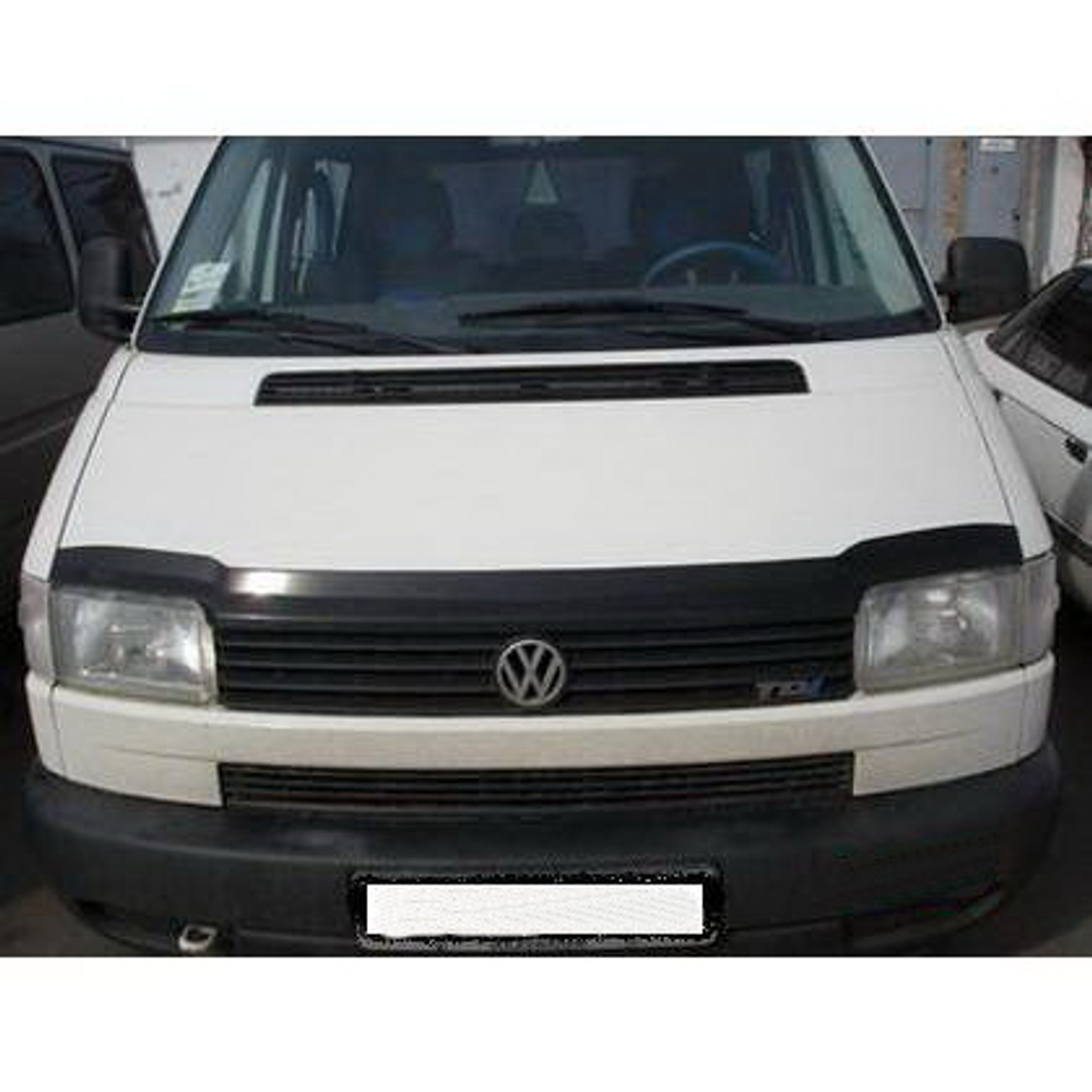 Защита капота 02090 VW T-4 (прямые фары) клеющаяся