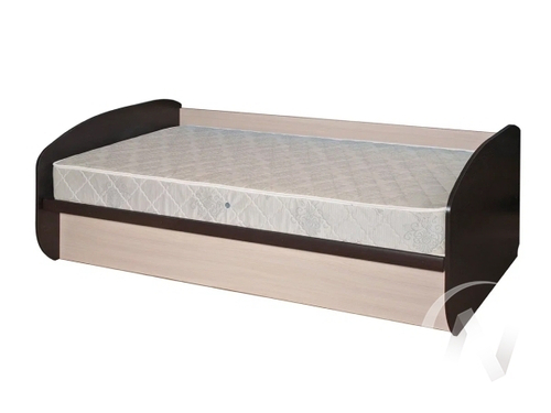 Кровать КД-1.8 (подъёмный мех) (венге/дуб молочный)