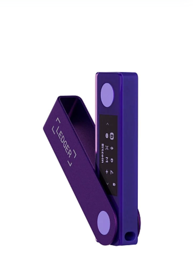 Аппаратный криптокошелек Ledger Nano X Purple Amethyst