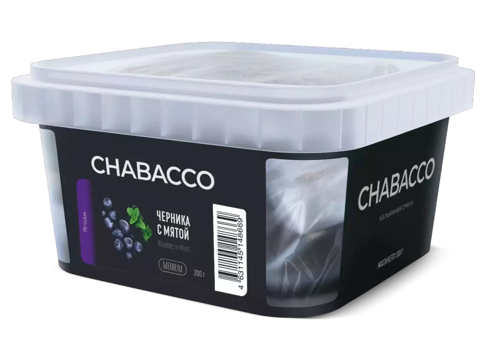 Chabacco Medium - Blueberry Mint (200г)