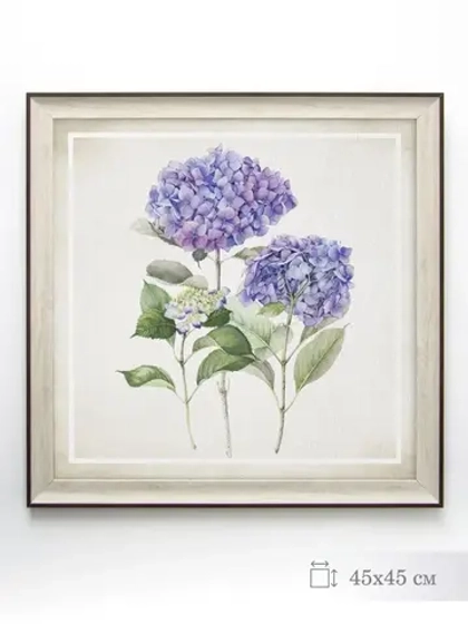 Картина на натуральном холсте "Весенний прованс" 45*45 см