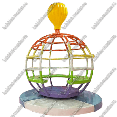 Электрическая карусель детская 4KIDS "Космическая орбита"