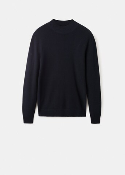 Фактурный джемпер с воротником perkins