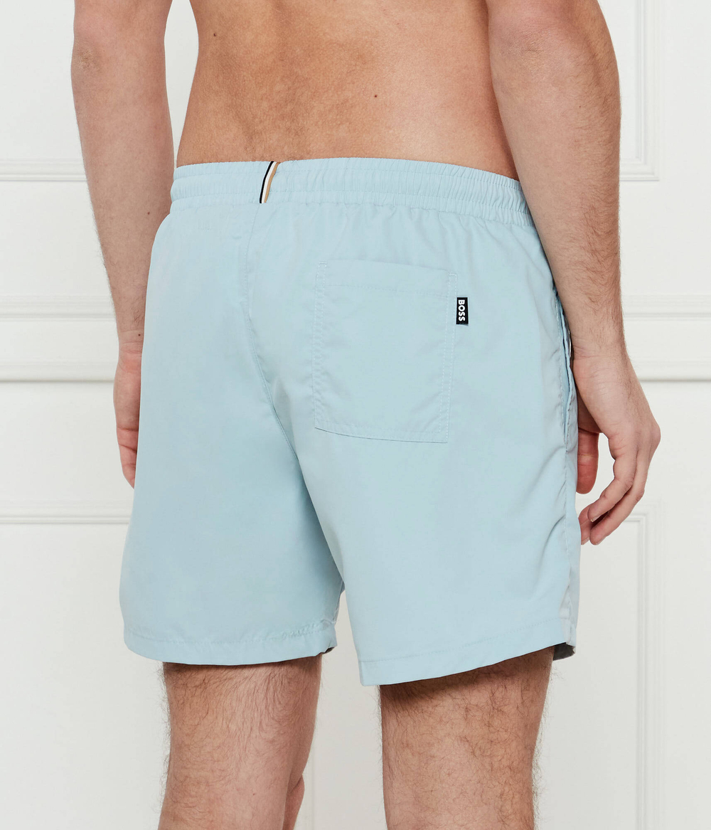 Шорты для плавания Dolphin BOSS BLACK - голубой(50508798)