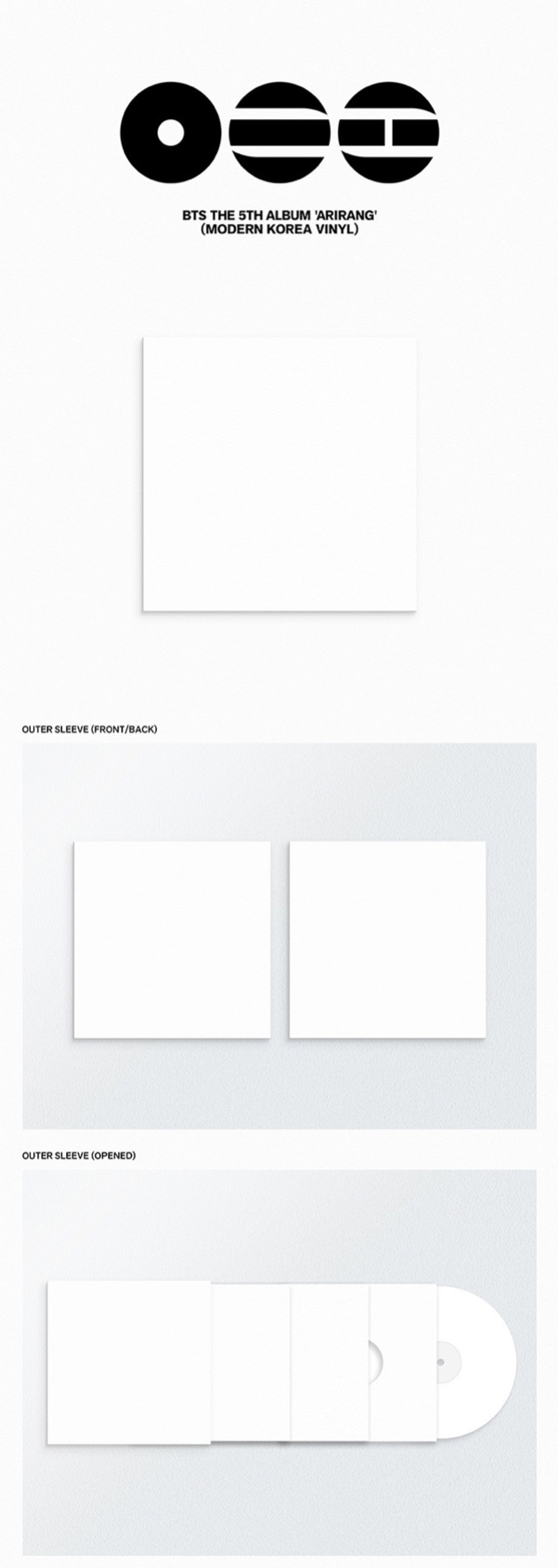 Виниловая пластинка BTS - [ARIRANG] (Modern Korea Vinyl)